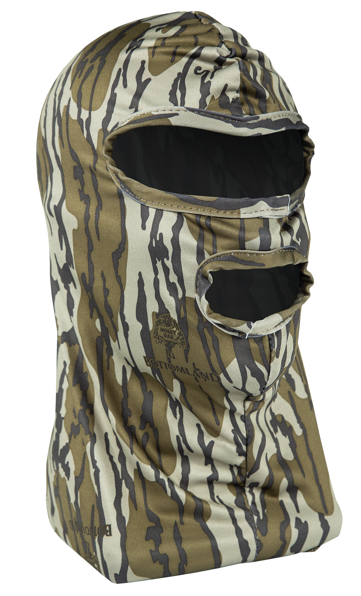 Primos PS6666 Stretch Fit  Mossy Oak Original BottomLand Neoprene Full Face Mask OSFA
