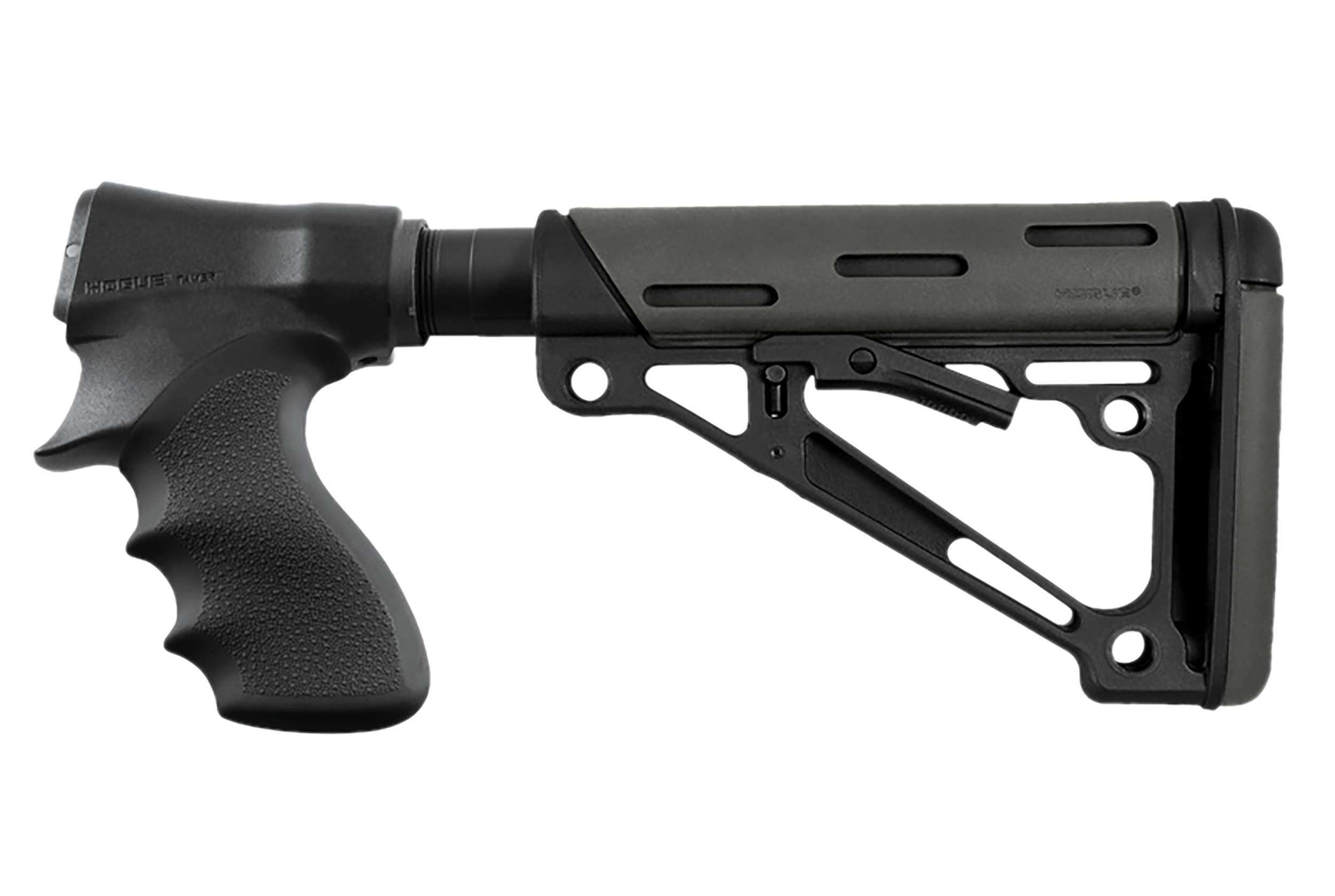 Hogue 08770  Buttstock Adapter Black Polymer Fits Remington 870 Folding Ambidextrous