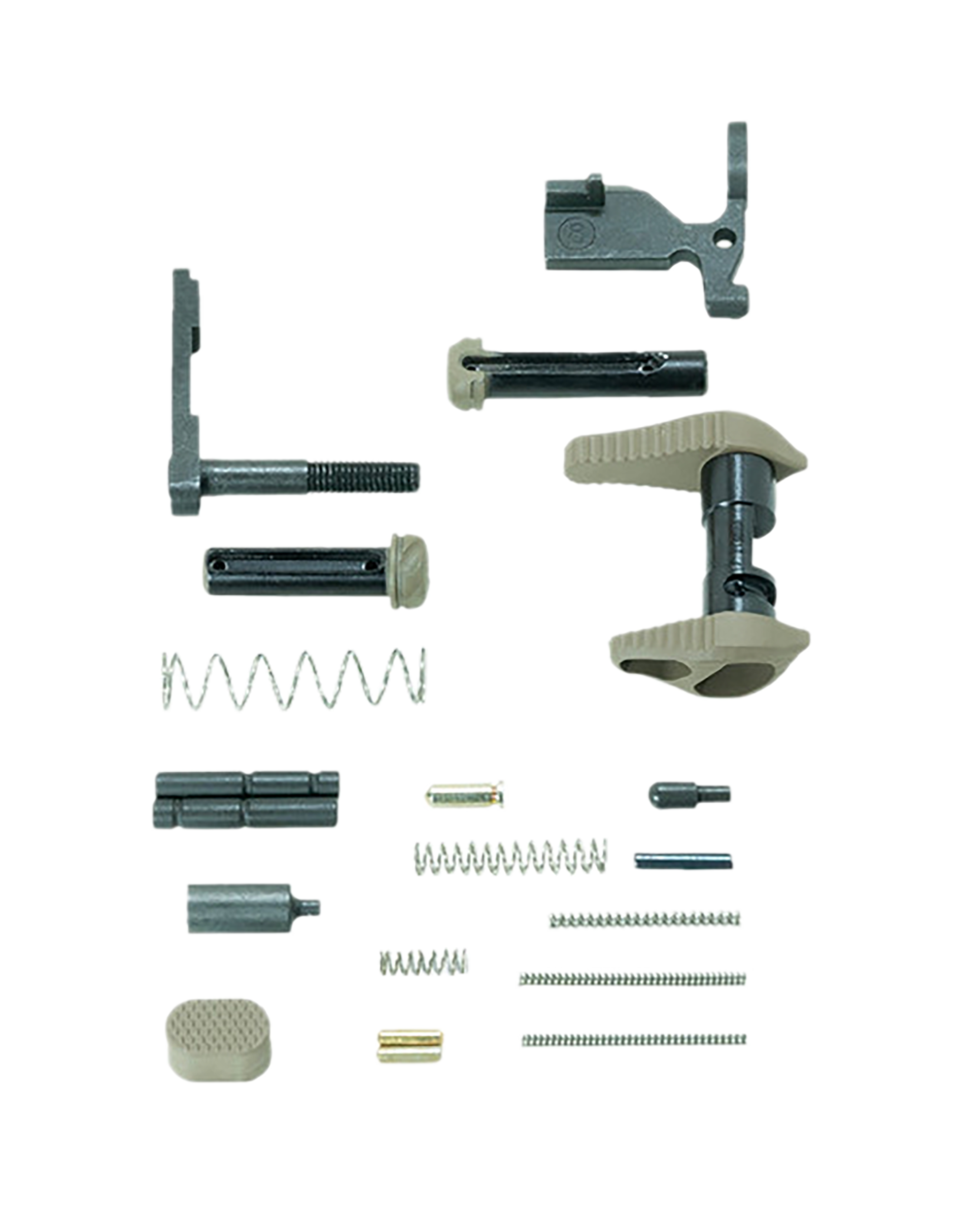 Timber Creek Outdoors ARLPKFDE AR Lower Parts Kit Flat Dark Earth Aluminum