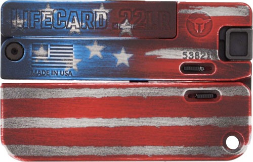 TRAILBLAZER LIFECARD 22WMR SINGLE SHOT AMERICAN FLAG