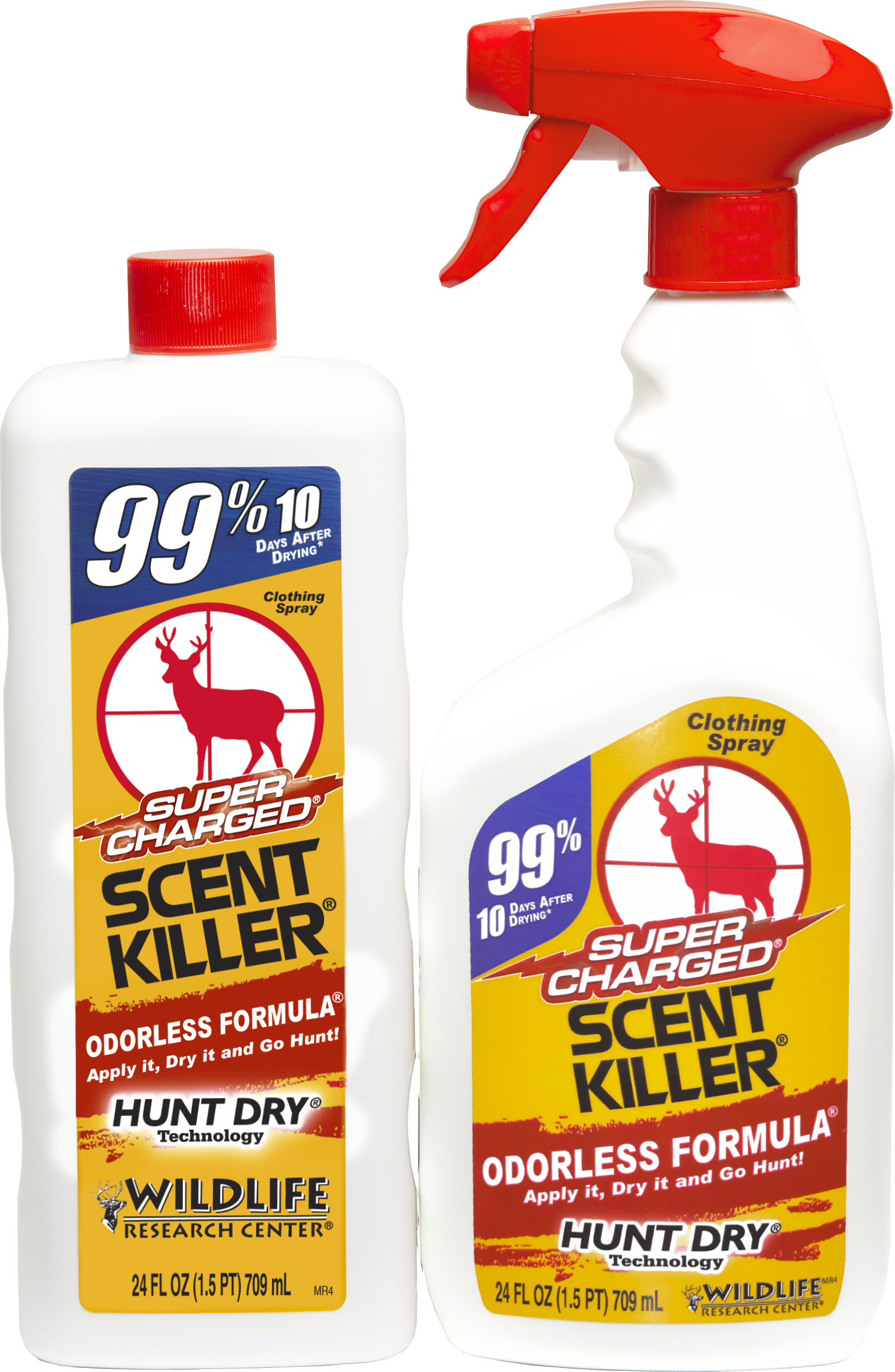 Wildlife Research 559 Super Charged Scent Killer Combo Odor Eliminator, Odorless Scent 24 oz Trigger Spray