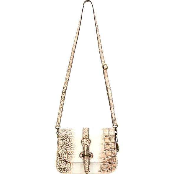 Smith & Wesson Croc Crossbody Concealed Carry Purse Beige