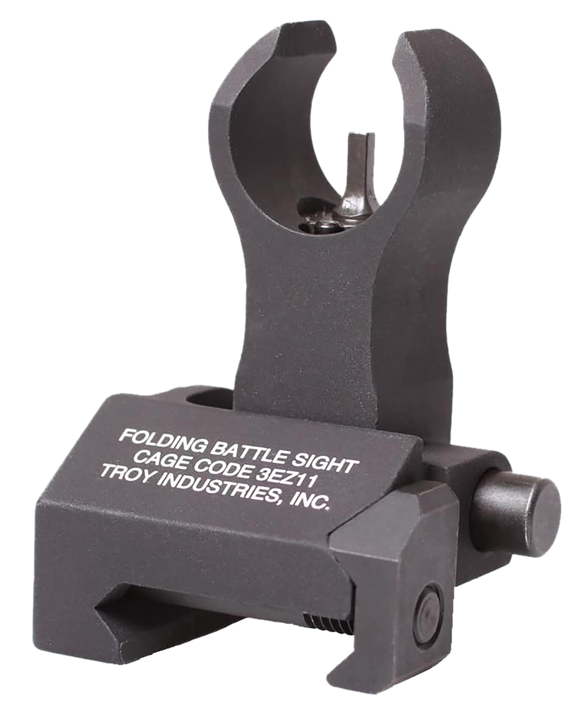 Troy Ind SSIGFBSFHBT00 Front Folding BattleSight HK Black Hardcoat Anodized