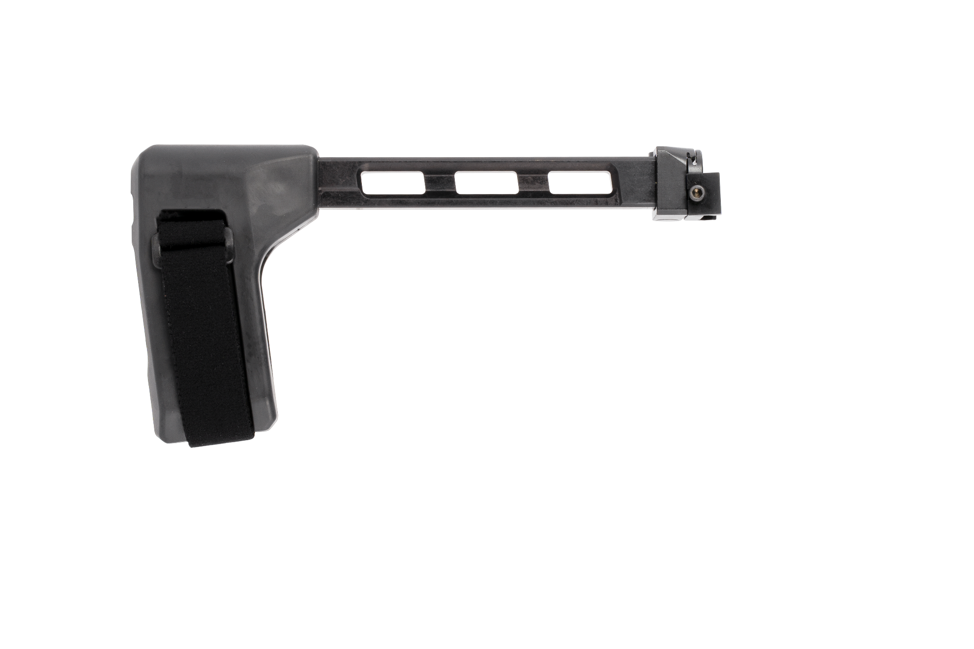 SB Tactical FS1913A01SB SBT Side Folding Black Synthetic with Hinge, 9.25" OAL & Nylon Strap for AR-Platform with 1913 Picatinny Rail (Tube Not Included)