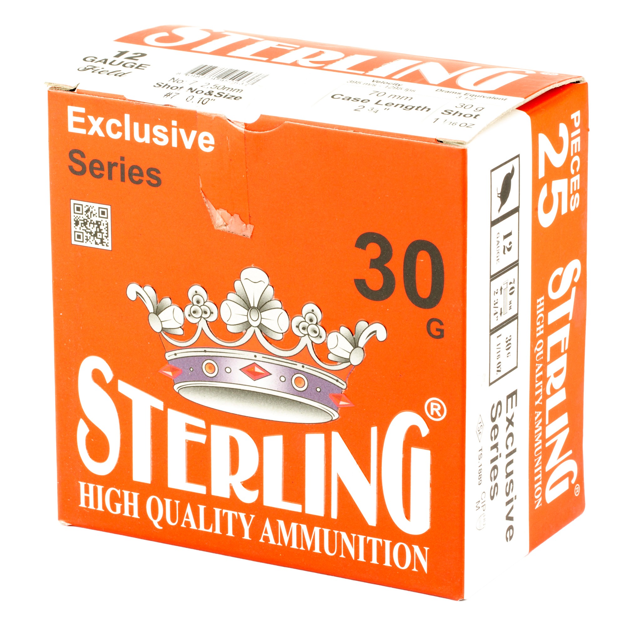 STERLING EXCLSV 12GA 2.75" #7 25/250