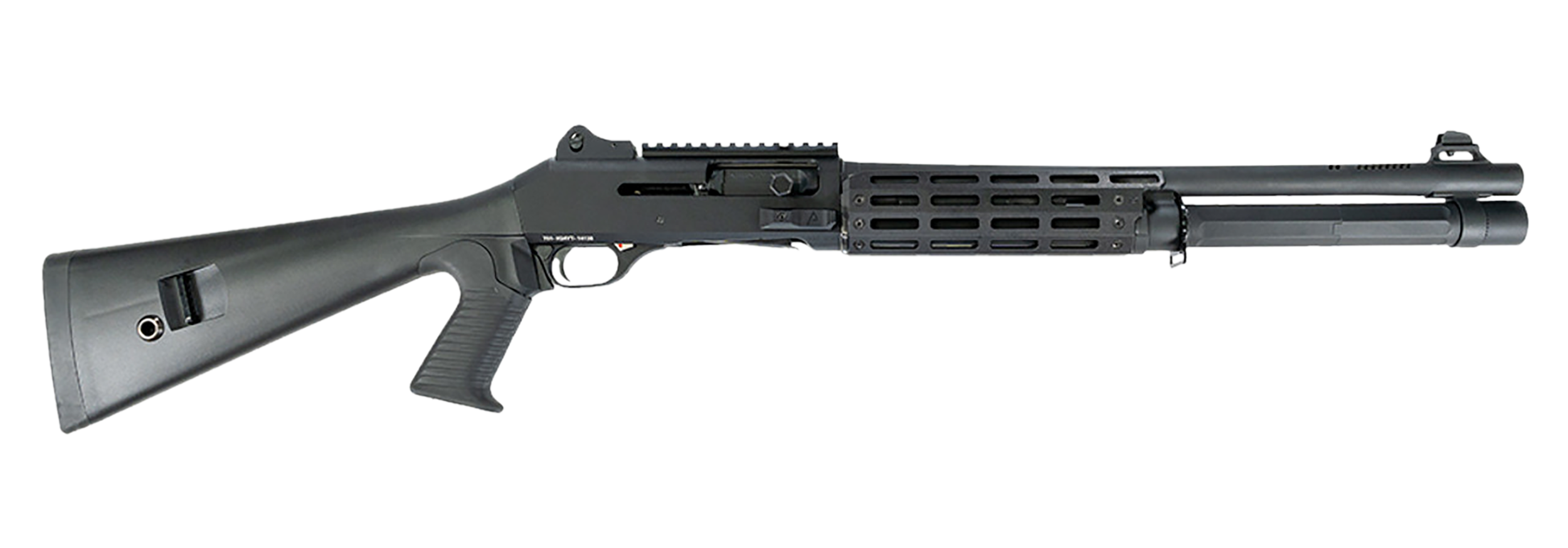 MAC 21000183 Agency Tradesman 1014 12 Gauge Semi-Auto 3" 5+1 18.50" Black Chromate Ported Barrel, Aluminum Receiver w/Picatinny Rail, M-LOK Handguard, Black Fixed w/Pistol Grip Synthetic Stock