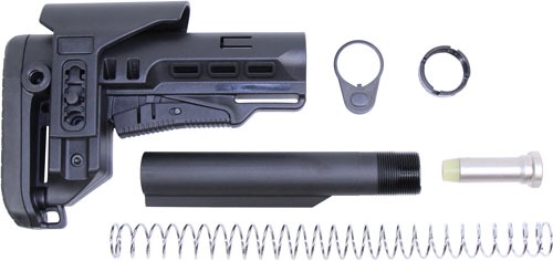 GUNTEC MULTI CAL COLLAPSIBLE STOCK SET W/ADJ CHEEK RISER