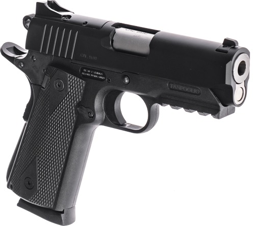 TANFOGLIO PUGIO 9MM 3.54" 10RD POLY 1911 BULL BBL OPTIC RDY!