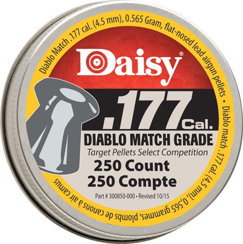 DAISY MATCH GRADE 177 PELLET 250CT
