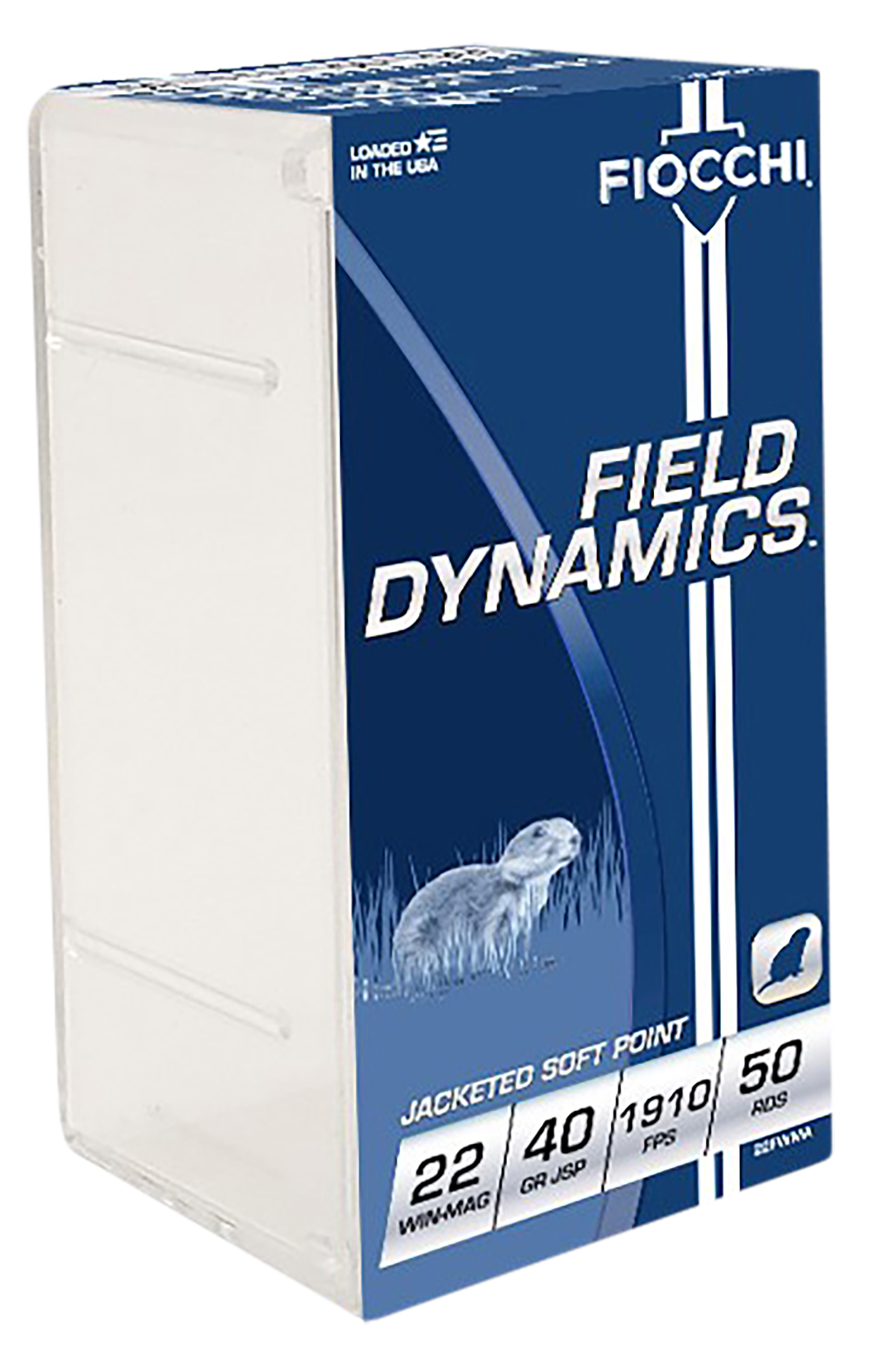 Fiocchi 22FWMA Field Dynamics Performance 22WMR 40gr Jacketed Soft Point 50 Per Box/40 Case