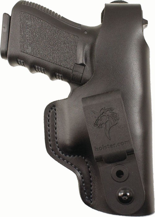 DESANTIS DUAL CARRY II HOLSTER IWB/OWB RH LTHR GLK 4343X BLK