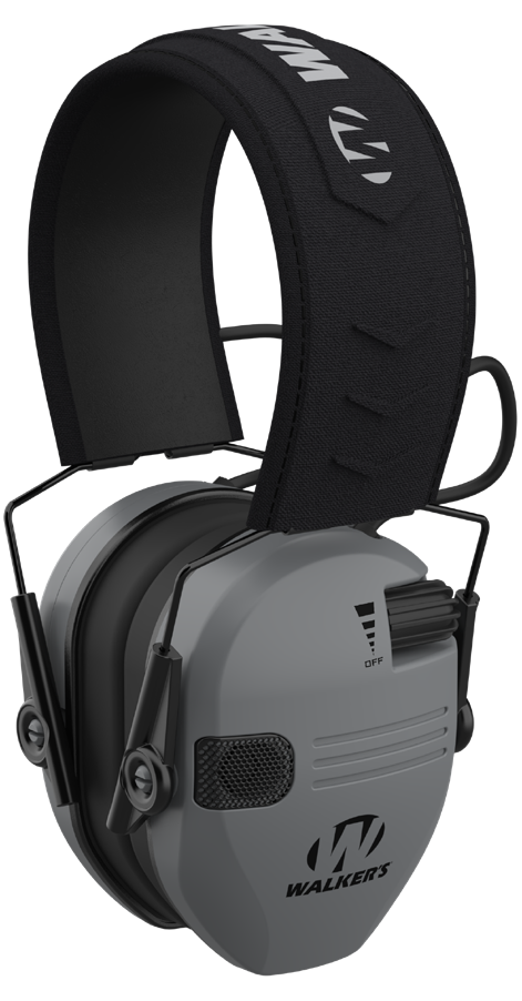 Walker's Razor Compact Electronic 23dB Gray Earmuff