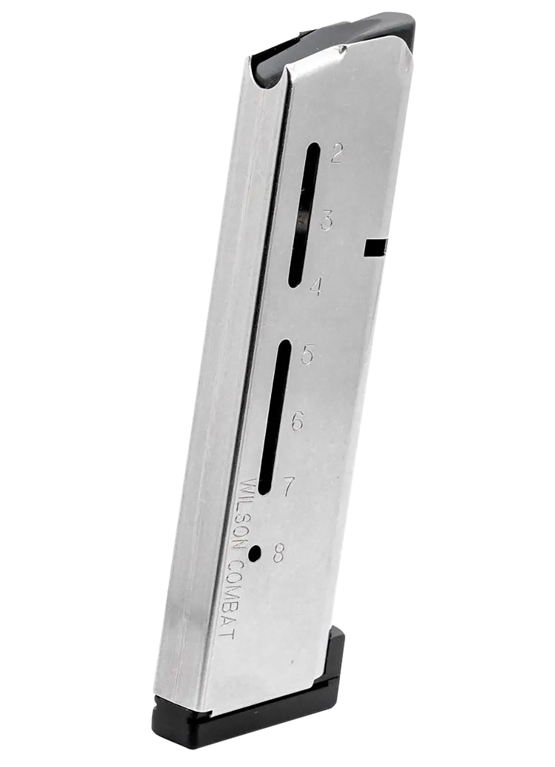 Wilson Combat 500AHD ETM 8rd Detachable w/ Aluminum Floor Plate 45 ACP+P Fits Wilson Combat 1911 Elite Tactical Stainless Steel