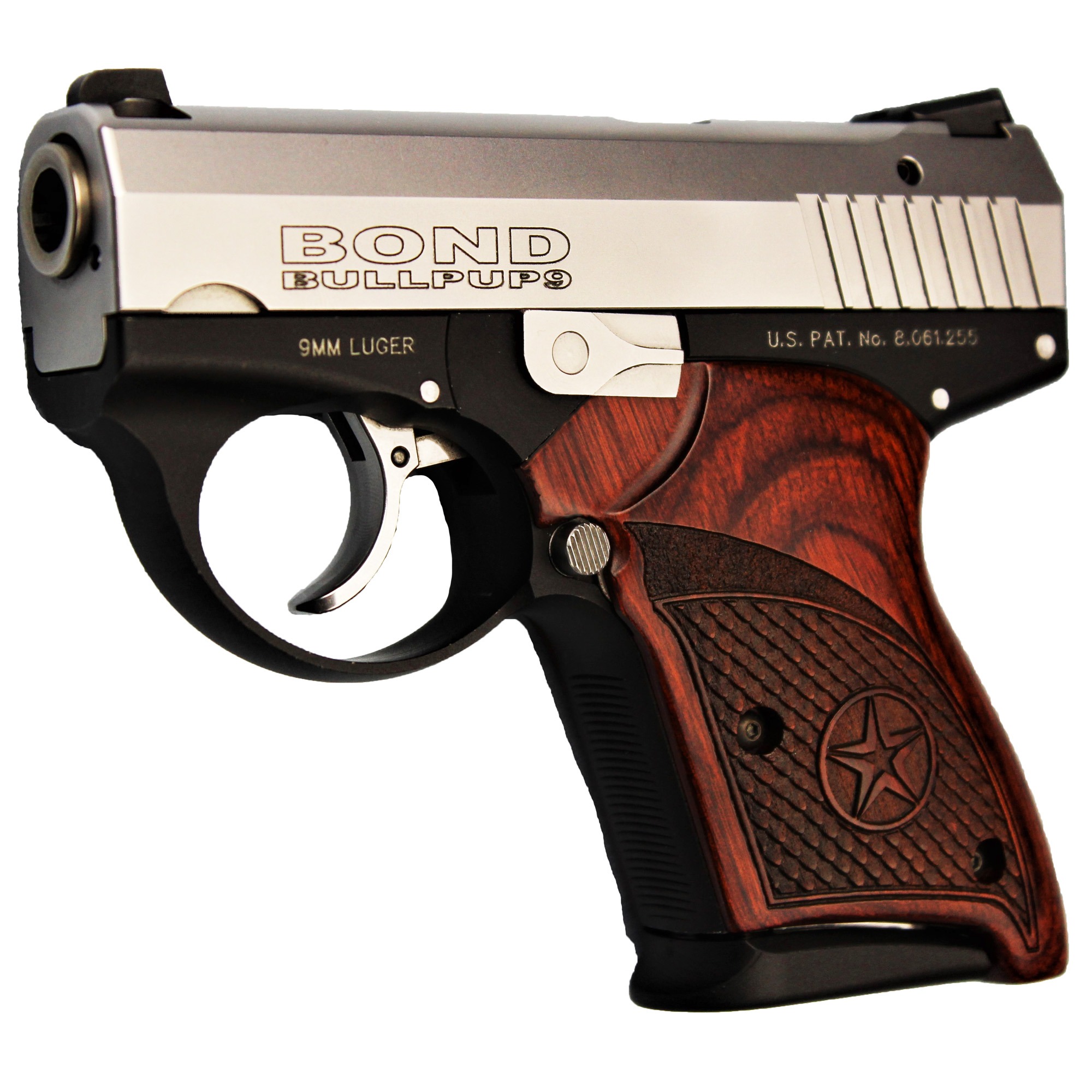 BOND BULLPUP 9MM W/TG ROSEWOOD GRIP
