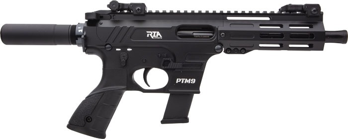 ROCK ISLAND PTM9 9MM 5.9" AS 17RD BLACK ANODIZED