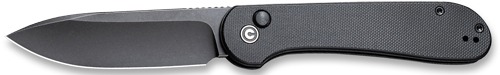 CIVIVI KNIFE ELEMENTUM 3.47" BLACK G-10/BLACK STONEWASH!