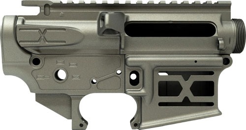 FAXON AR-15 X-TRA LITE RECEIVER SET TITANIUM STRIPPED