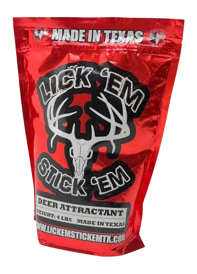 LICK EM STICK EM      DEER ATTRACTANT  4LB    10/1