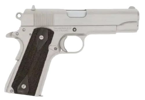 Tisas 1911A1 Tank Commander 45 ACP 4.25" 7rd Nickel Pistol