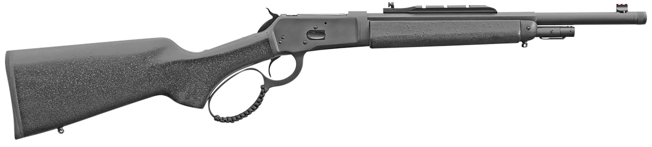 Chiappa Firearms 920422 Wildlands Takedown 1886 Full Size 45-70 Gov 4+1 16.50" Matte Black Steel Threaded Barrel, Matte Black Picatinny Rail Steel Receiver, Fixed Black Textured Laminate Stock