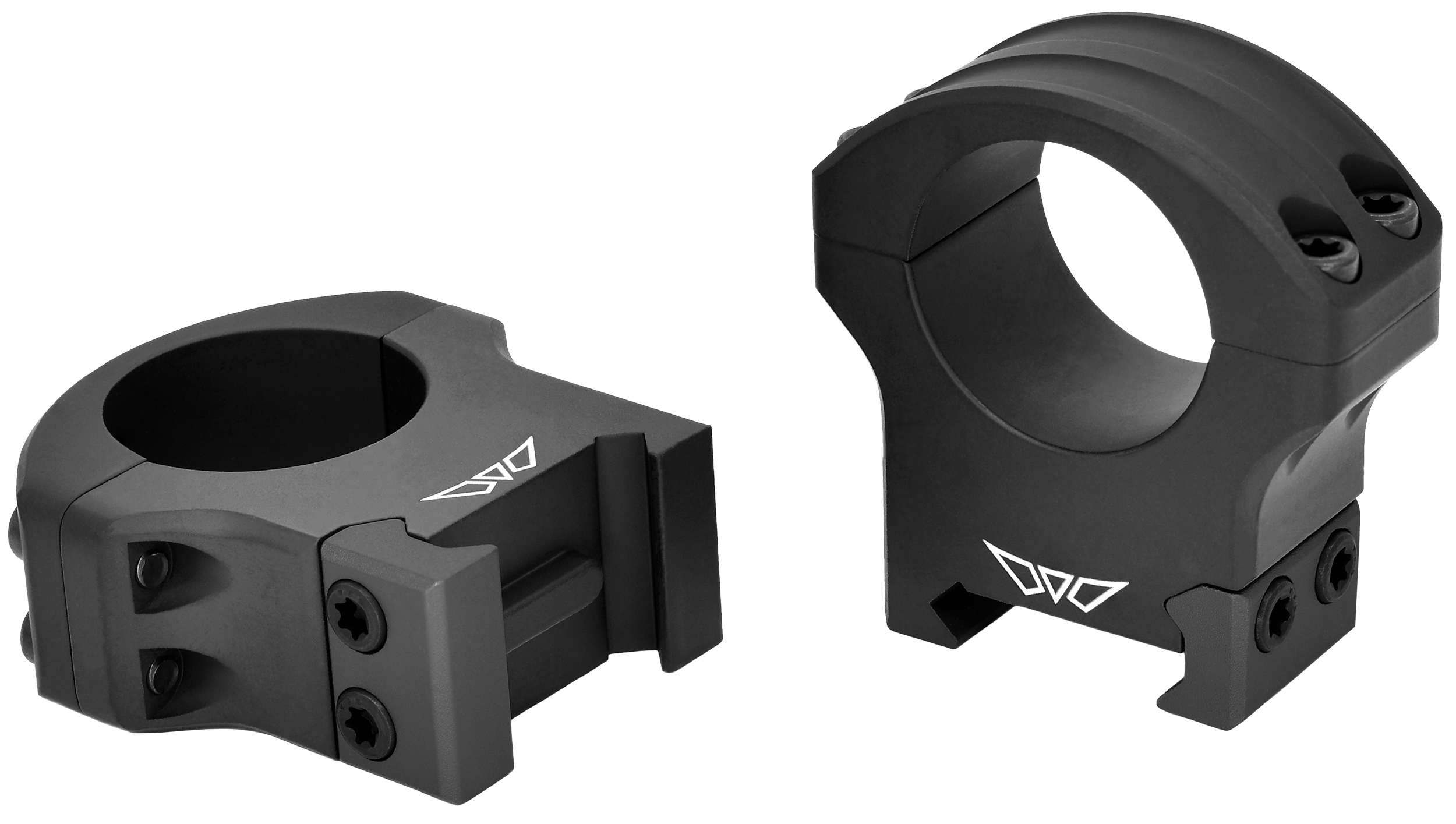 Warne 8502M HyperLite Matte Black MagnaFusion Alloy 1" Tube High Maxima/Weaver/Picatinny