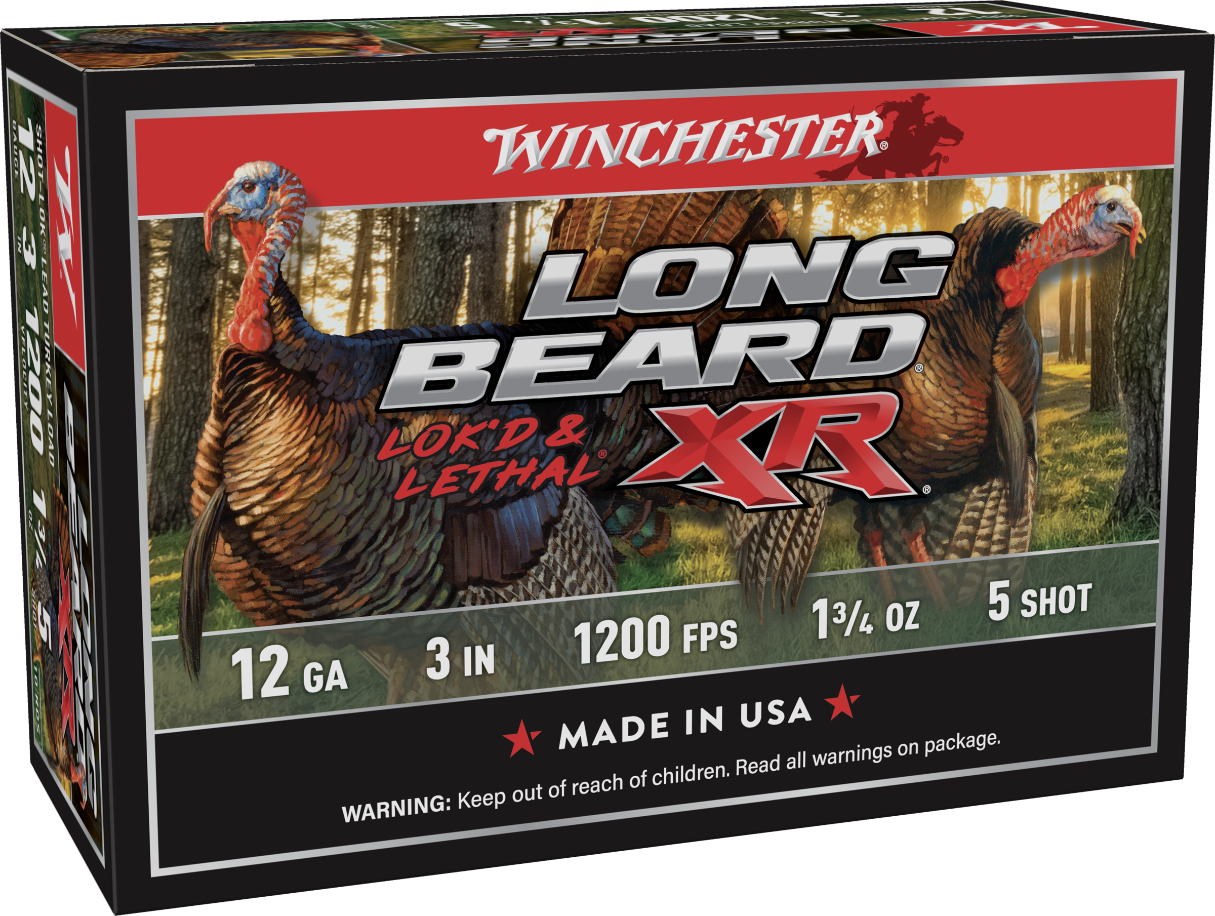 WIN STLB1235N 12G 3" #5 LONGBEARD XR 1-3/4 10/10