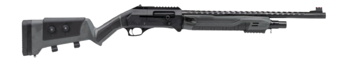 Panzer Arms PAFS1PROFSGRA FS1 Pro 12 Gauge Semi-Auto 3" 4+1 20" Black Shrouded Barrel, Gray Cerakote Receiver w/Picatinny Rail, M-LOK Handguards, Black Adj Cheekrest Synthetic Stock, Picatinny Rail Fo
