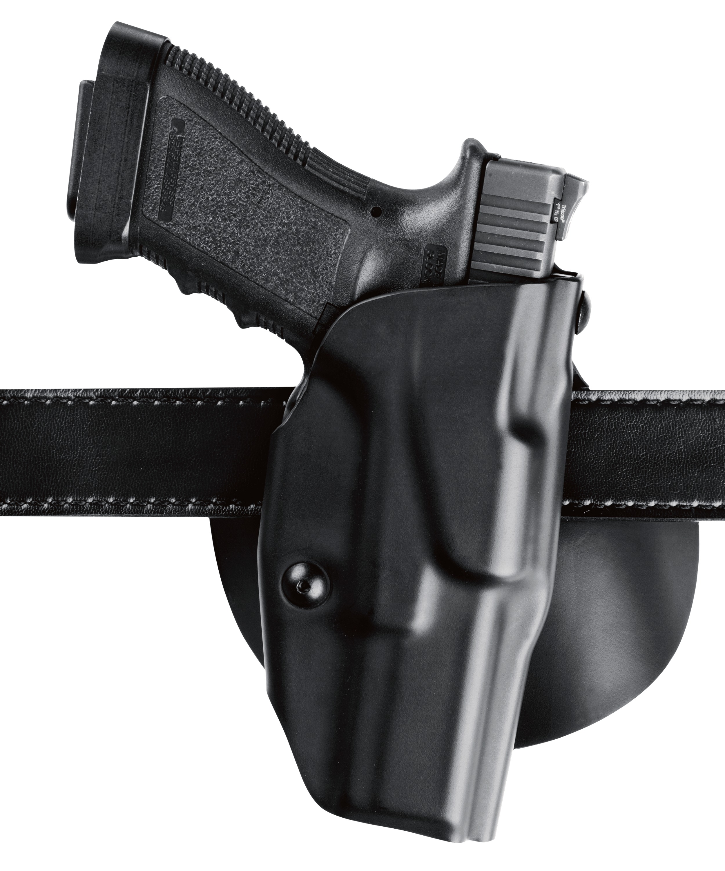 Safariland 63782832411 6378 ALS OWB Black SafariLaminate Fits Glock 19/23 Compatible w/ Surefire X300 Belt Loop/Paddle Mount Right Hand