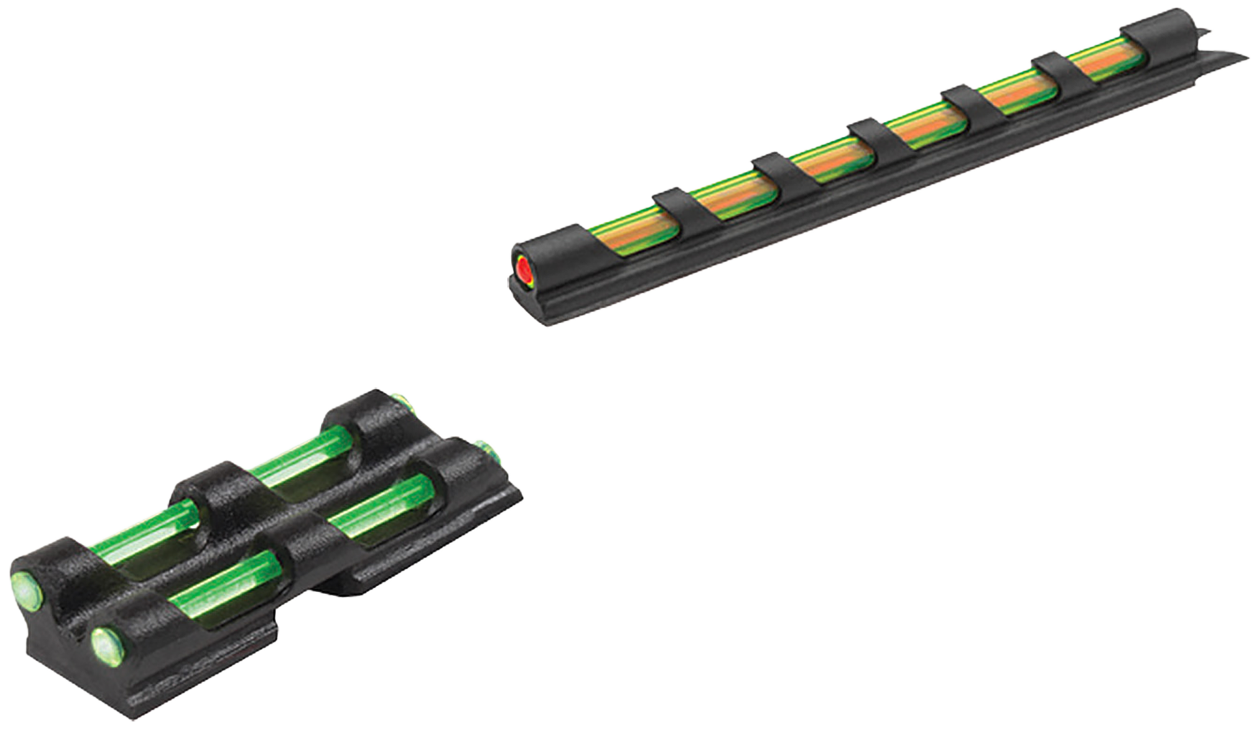 Truglo TG94D Gobble-Dot  Universal Shotgun Green/Red Fiber Optic Green Fiber Optic Black