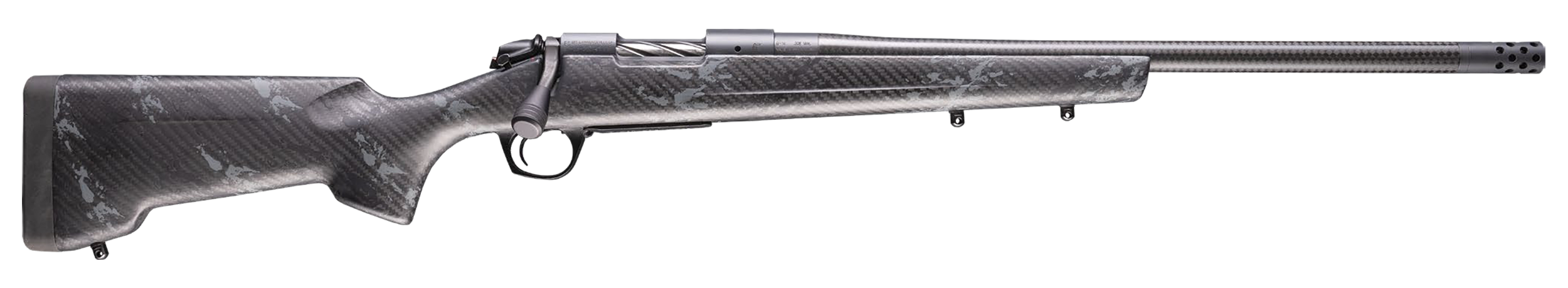 Bergara Rifles B14LM1201CF B-14 Cima CF 300 Win Mag 3+1 22" CURE Carbon Fiber Barrel, Sniper Gray Cerakote Receiver, RTM Sporter Carbon Fiber Stock