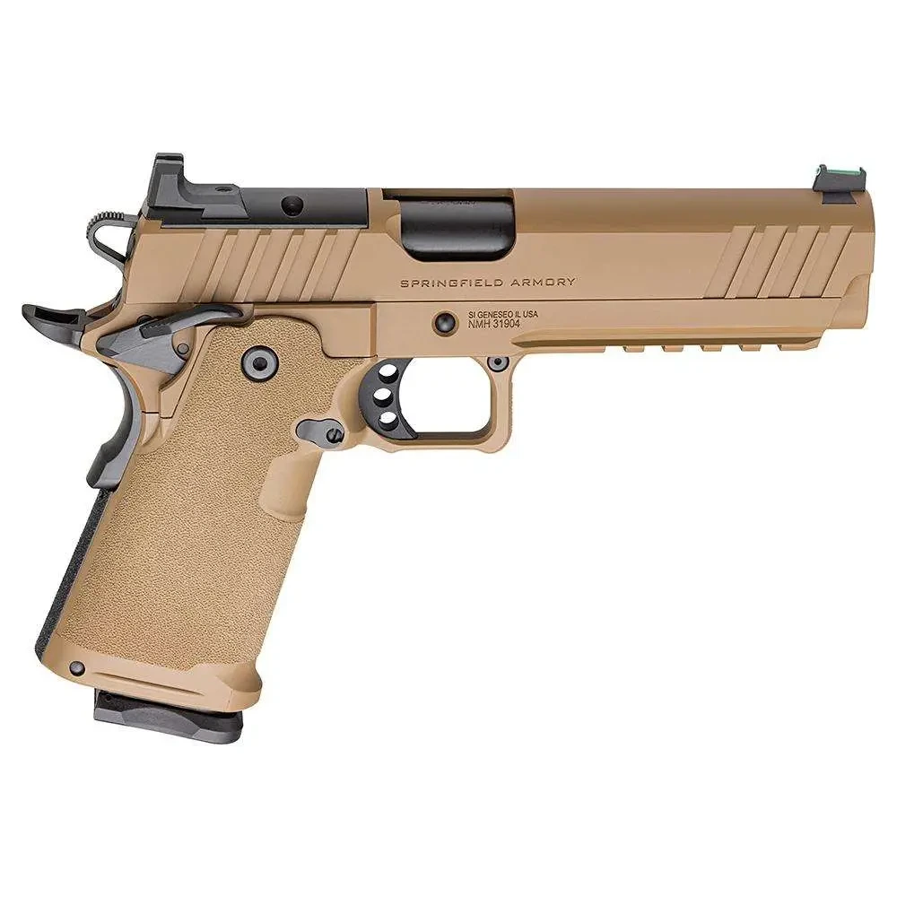dSPRINGFIELD ARMORY 1911 DS PRODIGY COYOTE BROWN 9MM 5" 2-10RD MAGS