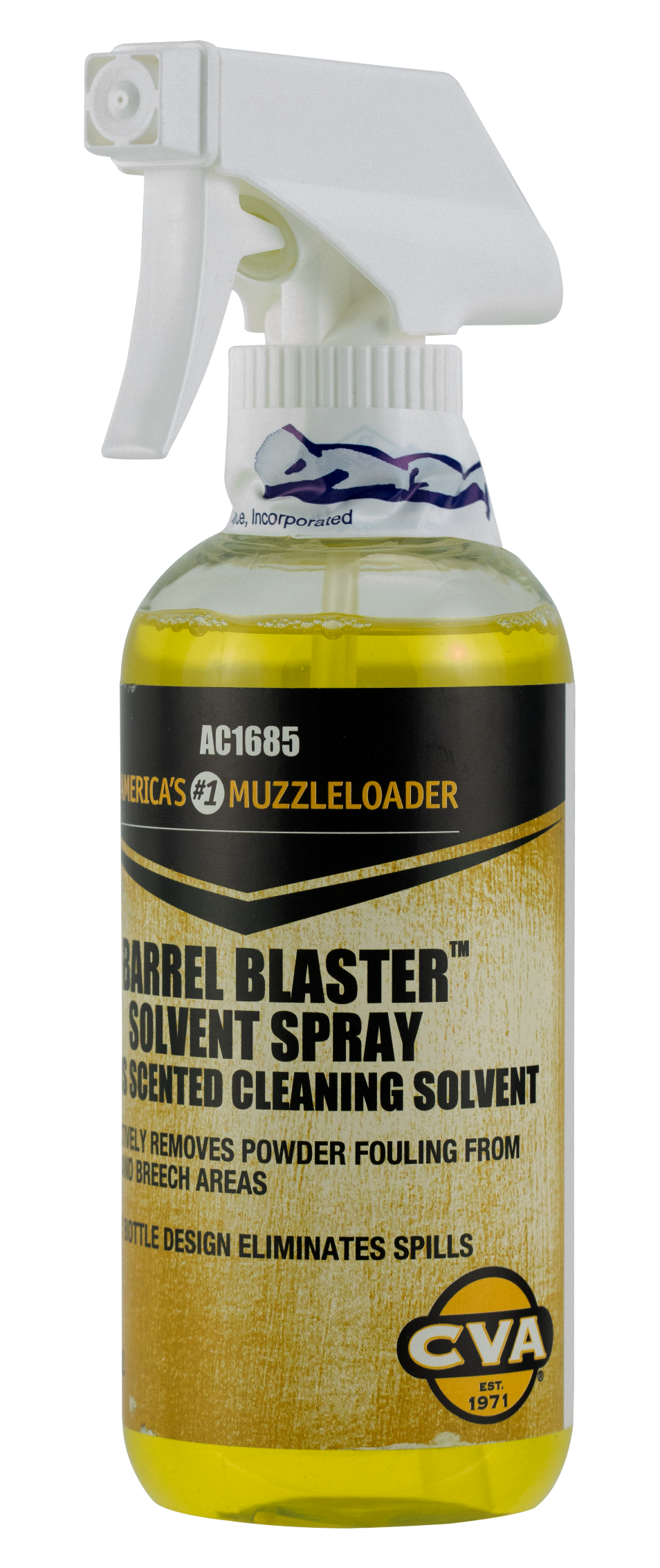 CVA AC1685 Barrel Blaster Solvent Against Black Powder Fouling 12 oz Trigger Spray