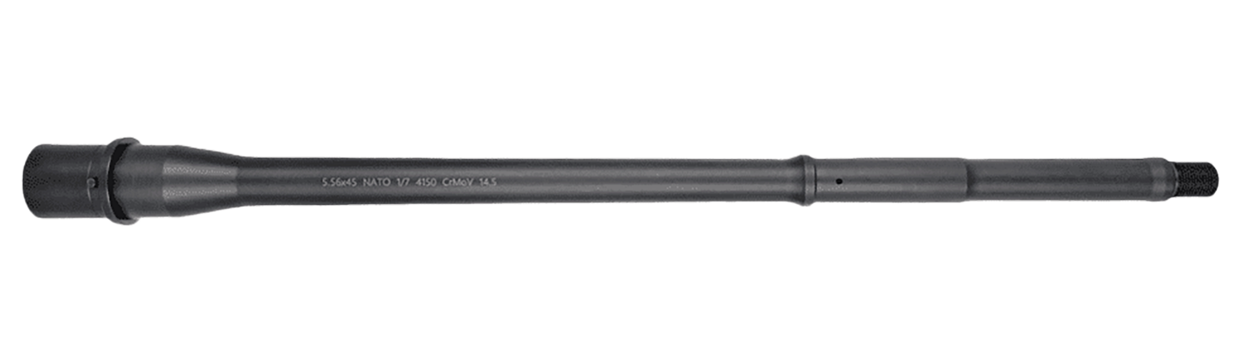 Lead & Steel Llc LS556PEN-MID-14.5 5.56mm 14.50" Pencil Profile Features M4 Feed Ramps