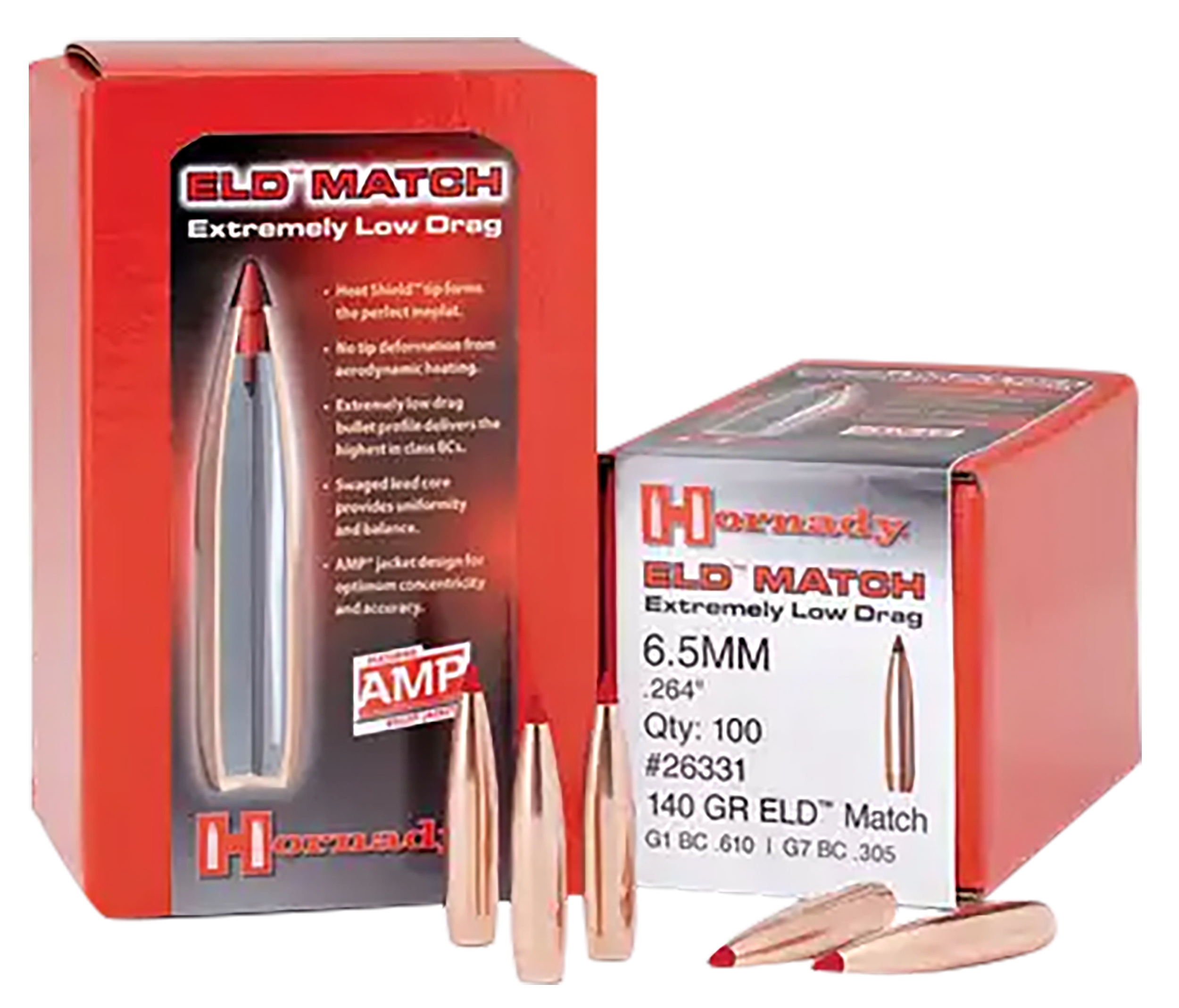 Hornady 33381 ELD Match  338 Cal .338 285 gr Extremely Low Drag Match 50 Per Box/ 15 Case