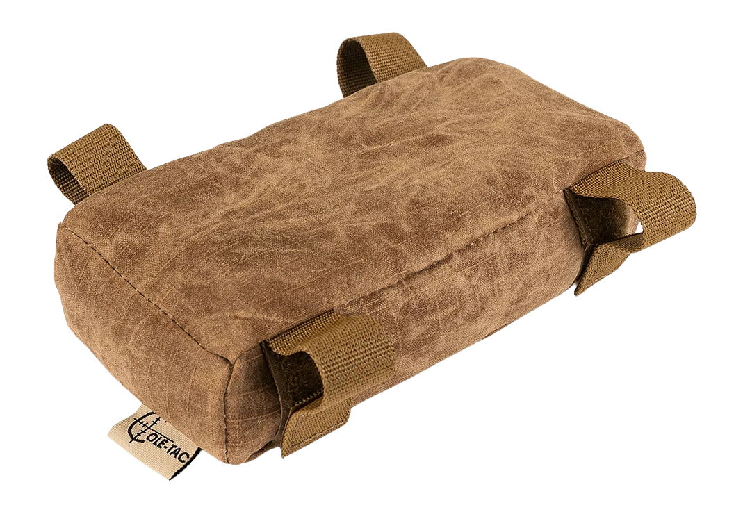 Cole-TAC Waxed Flat Bag Rifle Support Bag Coyote Brown