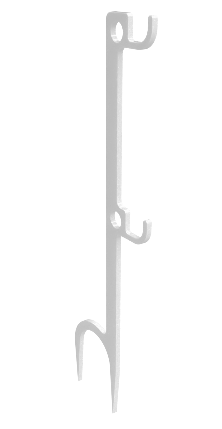 BIR CFGSTH2        GRND STAKE STL TARGT HANGER DBL