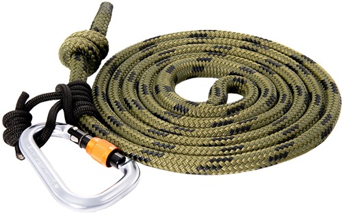TETHRD 11MM LINEMAN BELT W/2 CARABINERS & PRUSIK CORD<<