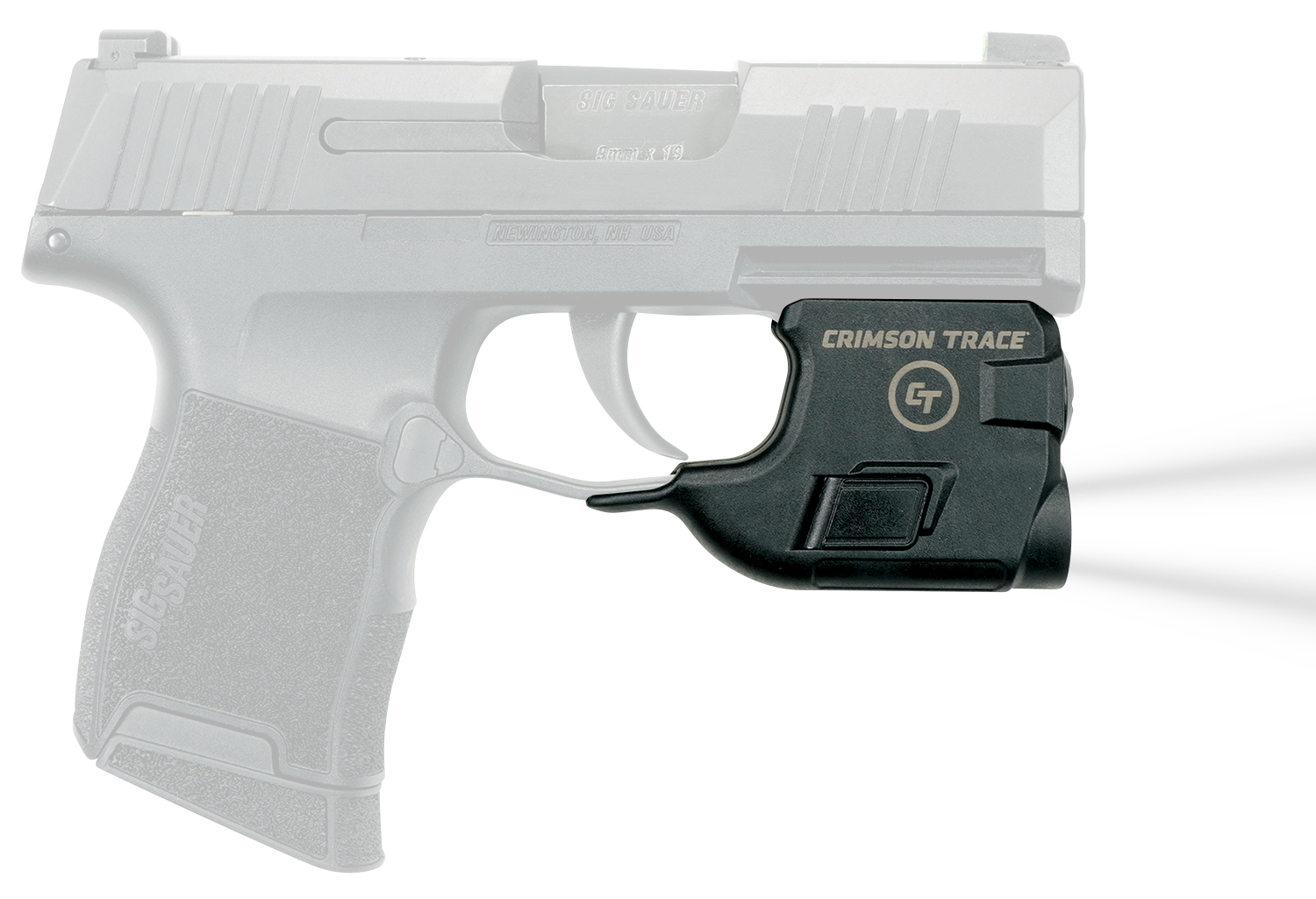 Crimson Trace 0182801 Lightguard  Polymer Sig Sauer P365/P365SAS/P365XL, 110 Lumens White LED, Trigger Guard Mount
