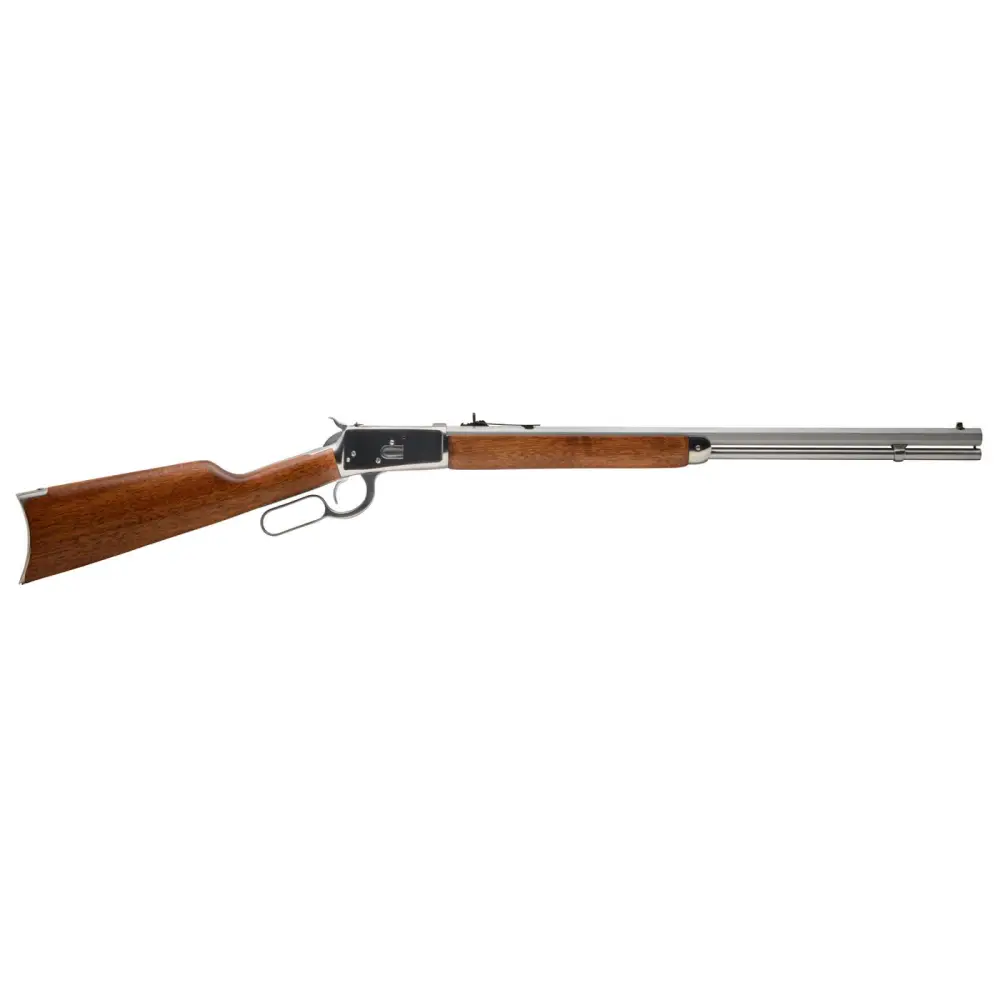 ROSSI R92 357MAG RFL 24" 12RD SS/HWD OCTAGON