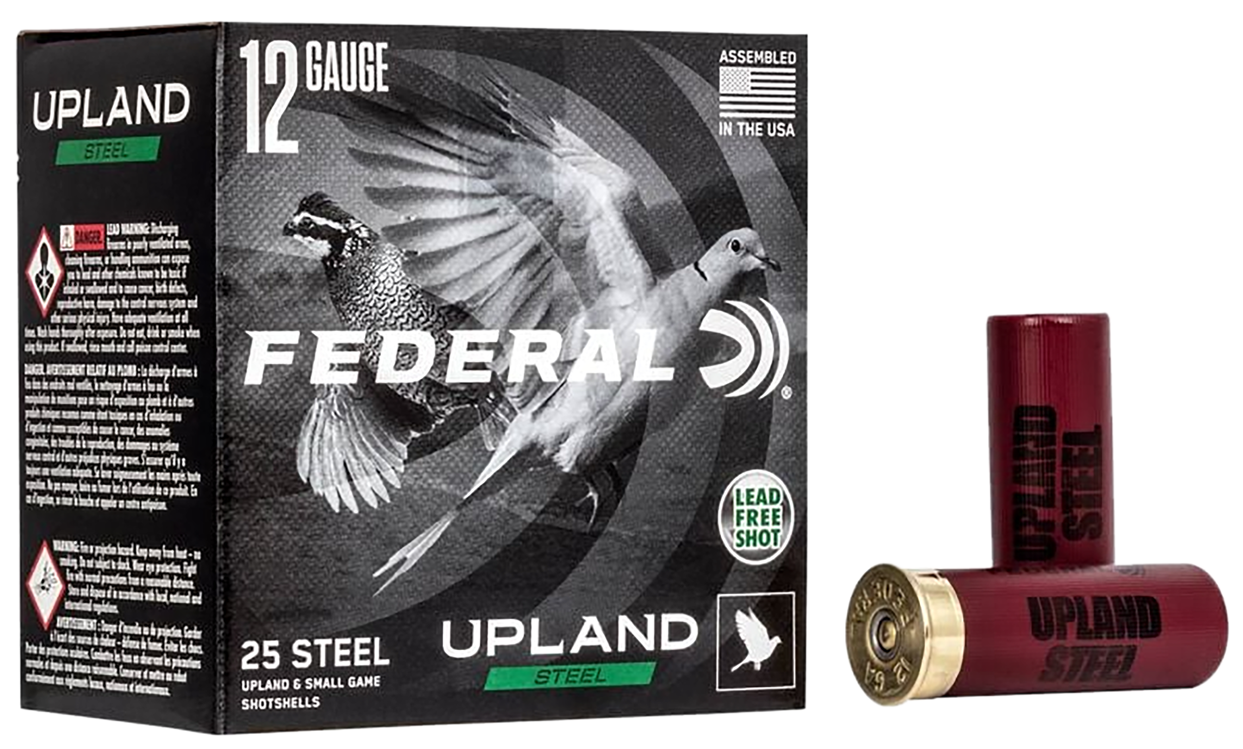Federal USH1275 Upland Field & Range 12Gauge 2.75" 1 1/8oz 7.5Shot 25 Per Box/10 Case