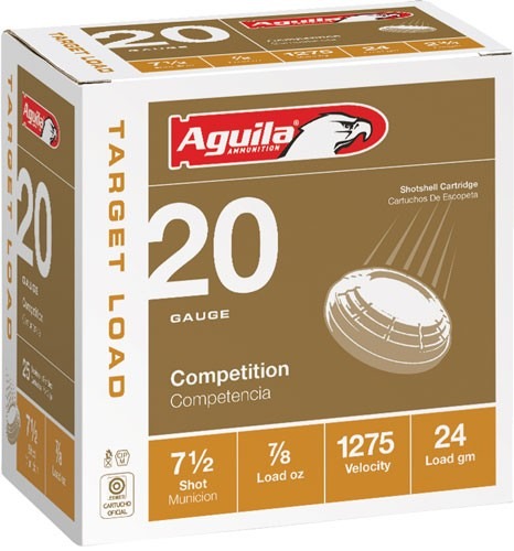 AGUILA SHOTSHELL 20GA 2.75" 7/8OZ #7.5 250RD CASE LOT
