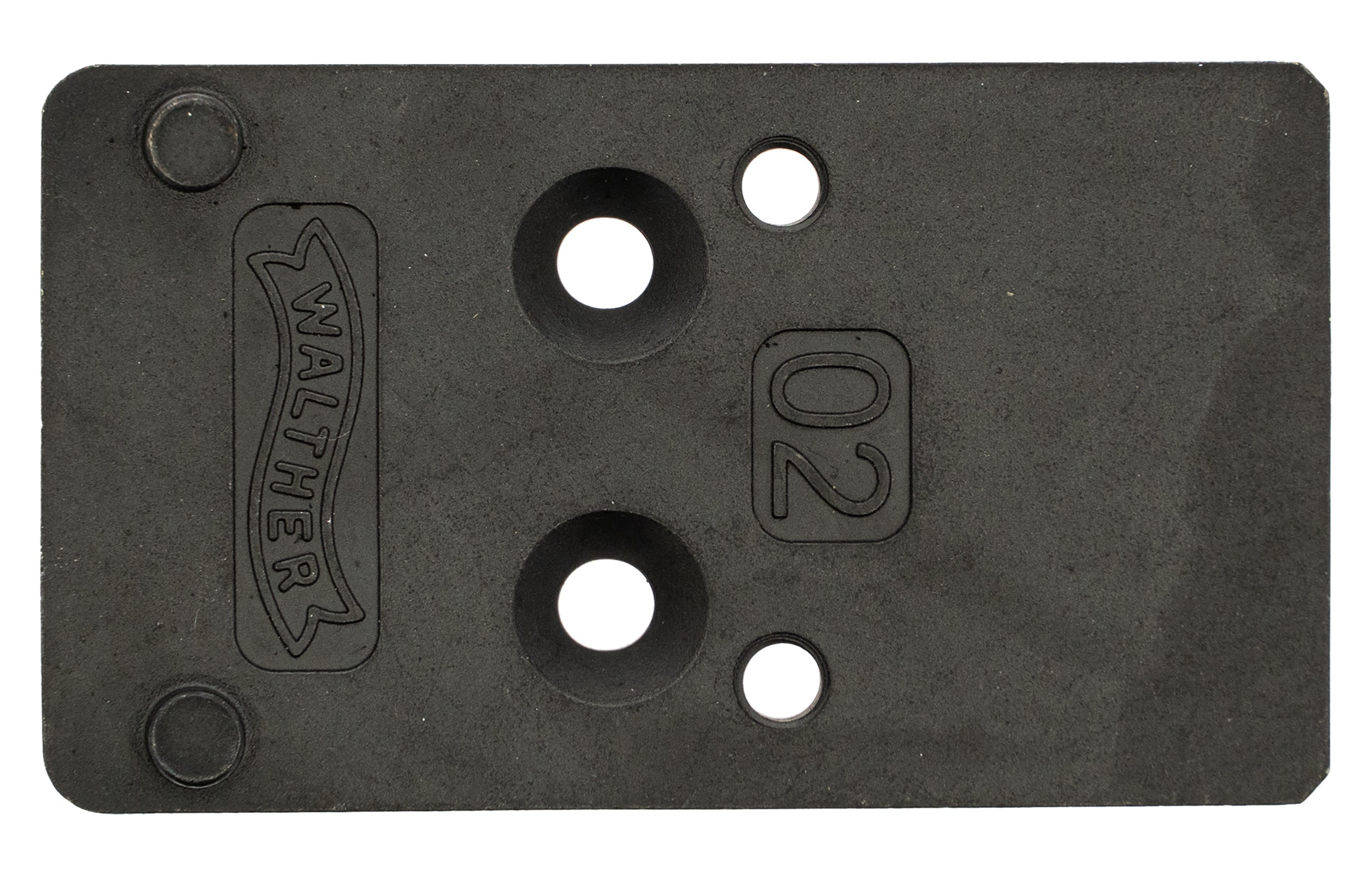 Walther Arms 5136209 Optic Plate Black Steel Fits Walther PDP 2.0