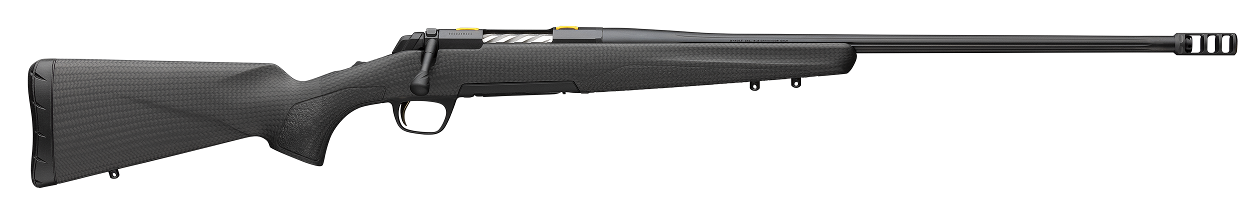 Browning 035602299 X-Bolt Pro Full Size 6.8 Western 3+1 24" Matte Blued Fluted Sporter SR Barrel, Blued Drilled & Tapped/X-Lock Mount Steel Receiver, Black Fixed Synthetic Stock