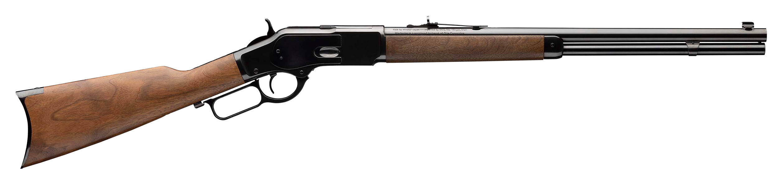 Winchester Guns 534200137 Model 1873 Short Rifle 38 Special, 357 Mag 10+1 Cap 20" Brushed Polish Blued Rec/Barrel Satin Oiled Walnut Fixed Straight Grip Stock Right Hand (Full Size)