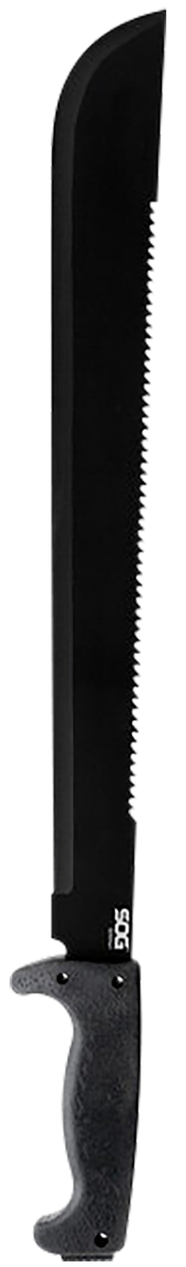 S.O.G SOG-MC02-N SOGfari  18" Black Powder Coated 3Cr13MoV SS Blade Black Kraton Handle 24" Long Includes Sheath