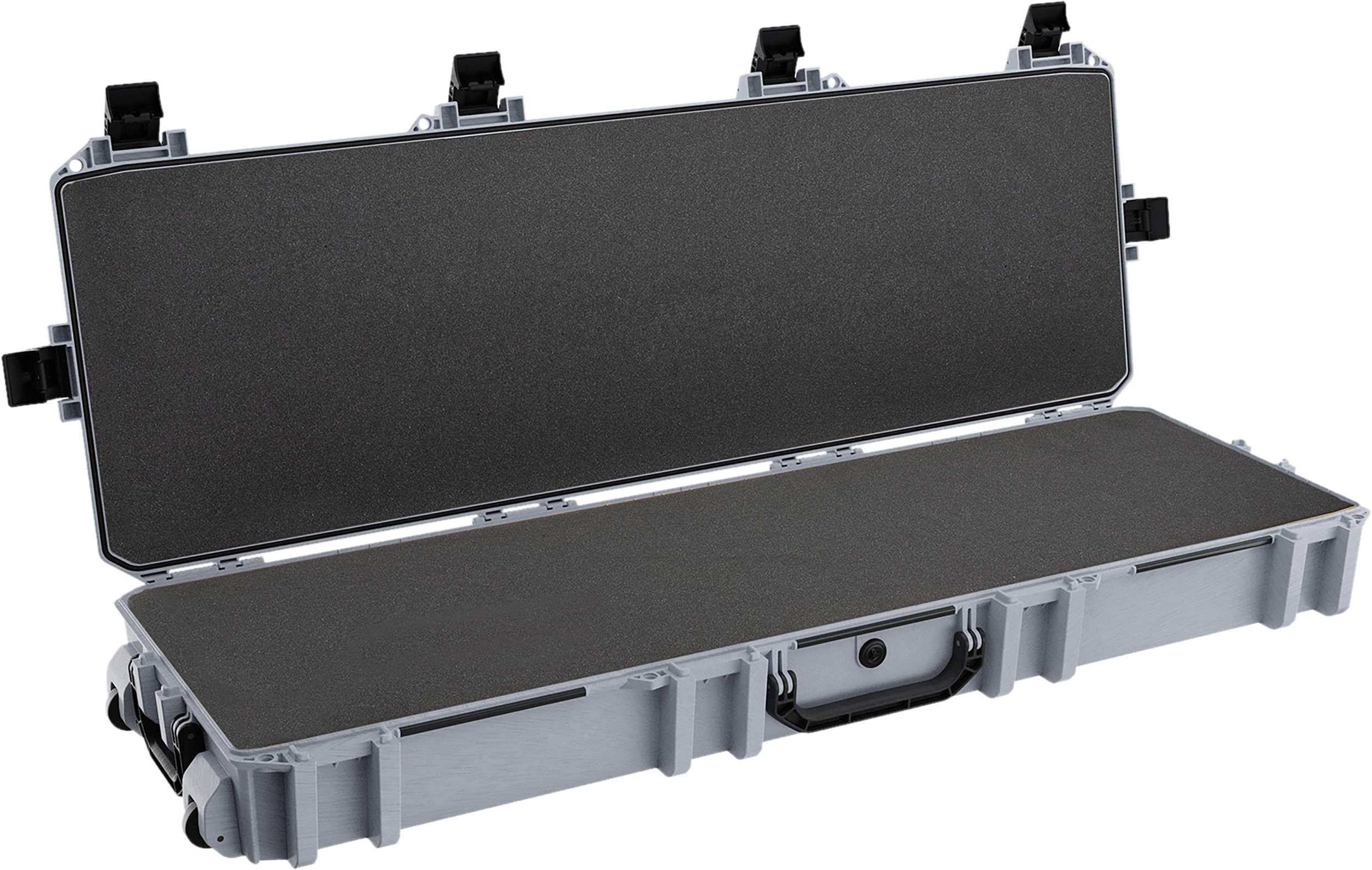 Pelican VCV8000000GRY Vault Double Rifle Case 53" Gray Polyethylene Foam Weather Resistant