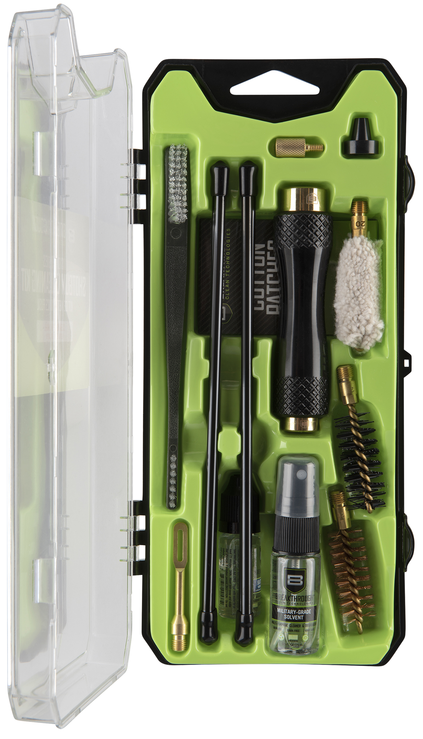Breakthrough Clean BTCCC20G Vision Series Cleaning Kit 20 Gauge Shotgun/15 Pieces Multi-Color
