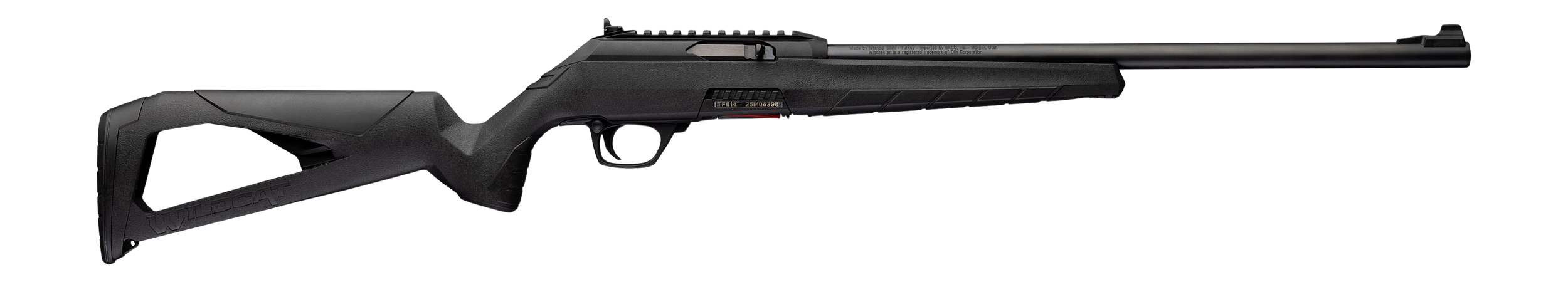 Winchester Repeating Arms 521169102 Wildcat Shadow 22 LR 10+1 16.50" Matte Blued Button-Rifled Barrel, Black Polymer Receiver w/Picatinny Rail, Black Fixed Polymer Stock, Ambidextrous