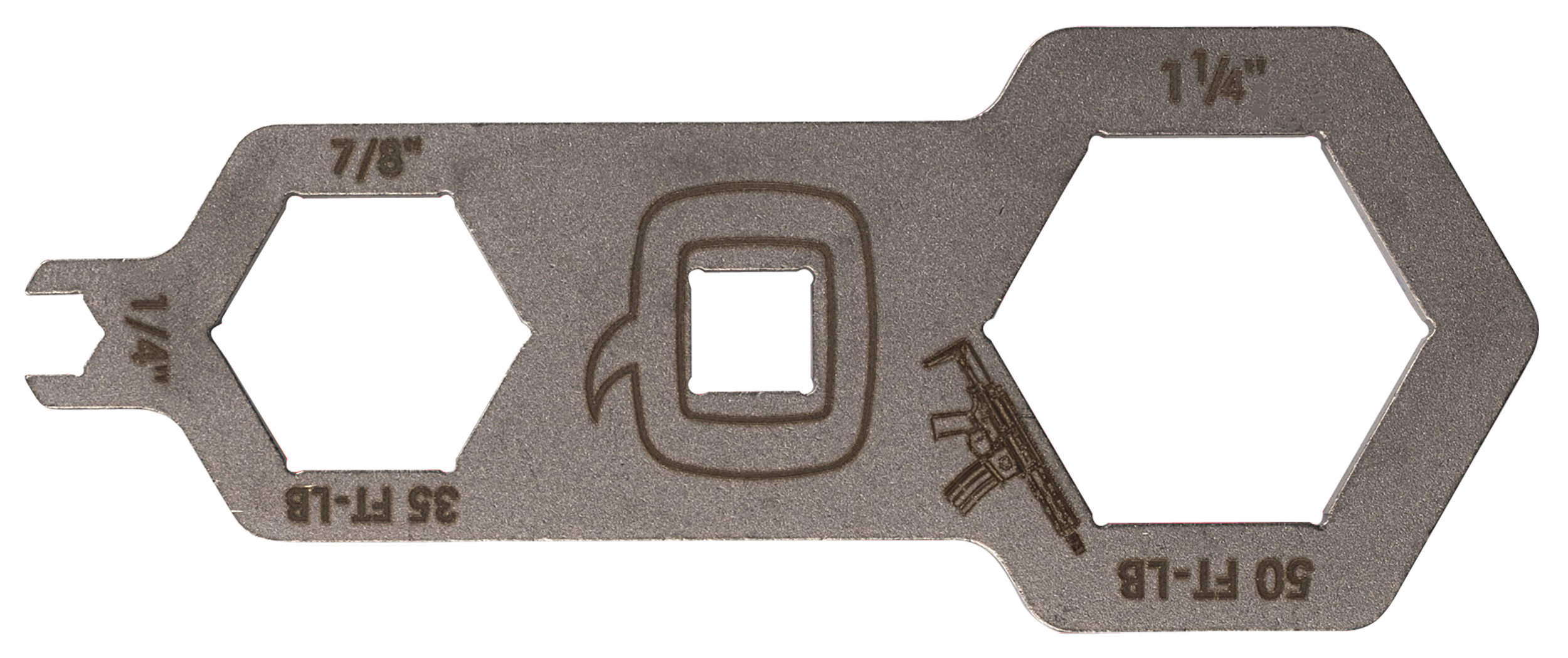 Q LLC TOOLMULTIHB Honey Badger Multi-Tool Silver Stainless Steel