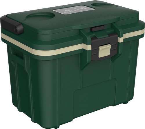 PELICAN COOLERS IM 8 QUART HUNTER GREEN/TAN W/ICE PACK!
